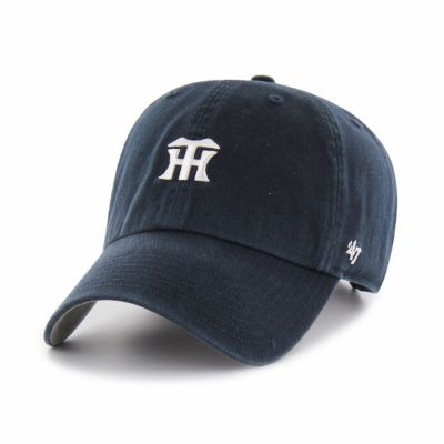 阪神タイガース グッズ キャップ ミニロゴ Baserunner Clean Up Cap 47Brand ネイビー