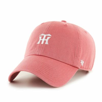 阪神タイガース グッズ キャップ ミニロゴ Baserunner Clean Up Cap 47Brand アイランドレッド