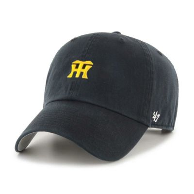 阪神タイガース グッズ キャップ ミニロゴ Baserunner Clean Up Cap 47Brand ブラック イエロー