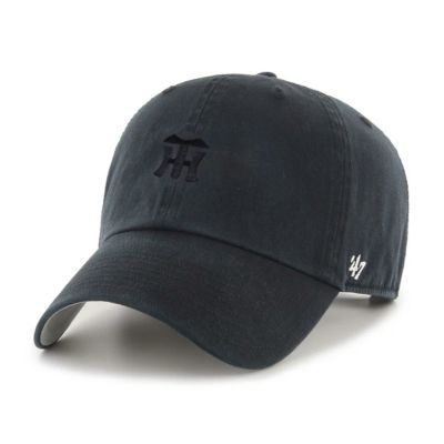 阪神タイガース グッズ キャップ ミニロゴ Baserunner Clean Up Cap 47Brand オールブラック