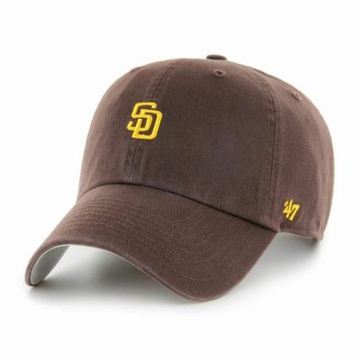 MLB パドレス キャップ Base Runner Icon Clean Up Hat 47Brand ブラウン