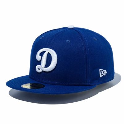MLB ドジャース キャップ 59FIFTY Fitted Hat Dロゴ ニューエラ/New Era ダークロイヤル【nejp】