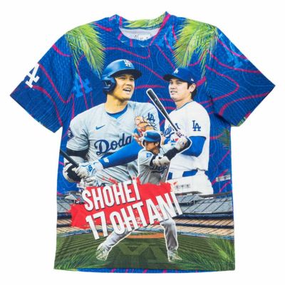 MLB 大谷翔平 ドジャース Tシャツ 【海外版】Shohei Ohtani Picture All Over T-Shirt FOCO