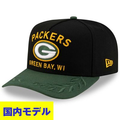 NFL パッカーズ キャップ 【国内モデル】ドラフト2025 9FIFTY A-Frame Snapback ニューエラ/New Era ブラック