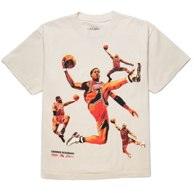 NBA デニス・ロッドマン シカゴ・ブルズ Tシャツ Court Cutout Oversized T-Shirt Rodman Apparel Ivory