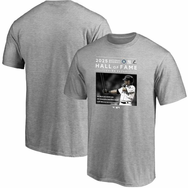 MLB イチロー マリナーズ Tシャツ 2025 HOF記念 アメリカ野球