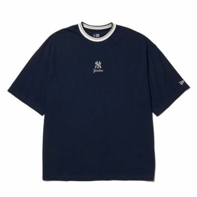 MLB ヤンキース Tシャツ ミニロゴ Cotton T-Shirt ニューエラ/New Era ネイビー【nejp】
