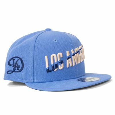 MLB ドジャース キャップ 【海外モデル】2024 シティーコネクト 9FIFTY Snapback Hat ニューエラ/New Era Sky Blue