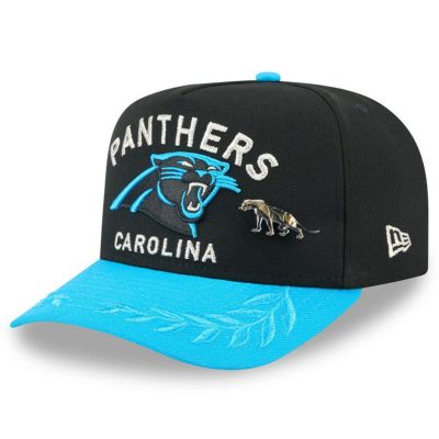 NFL パンサーズ キャップ 2025 NFL ドラフト On Stage A-Frame 59FIFTY Fitted Hat ニューエラ/New Era ブラック/ブルー