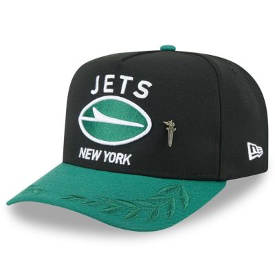 NFL ジェッツ キャップ 2025 NFL ドラフト On Stage A-Frame 59FIFTY Fitted Hat ニューエラ/New Era ブラック/グリーン