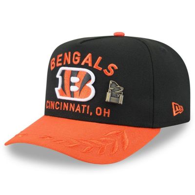 NFL ベンガルズ キャップ 2025 NFL ドラフト On Stage A-Frame 59FIFTY Fitted Hat ニューエラ/New Era ブラック/オレンジ