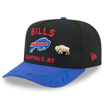 NFL ビルズ キャップ 2025 NFL ドラフト On Stage A-Frame 59FIFTY Fitted Hat ニューエラ/New Era ブラック/ロイヤル