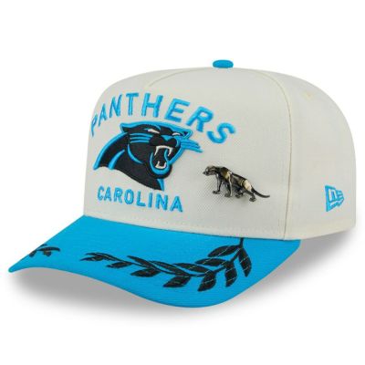 NFL パンサーズ キャップ 2025 NFL ドラフト A-Frame 59FIFTY Fitted Hat ニューエラ/New Era クリーム/ブルー