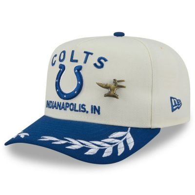 NFL コルツ キャップ 2025 NFL ドラフト A-Frame 59FIFTY Fitted Hat ニューエラ/New Era クリーム/ロイヤル