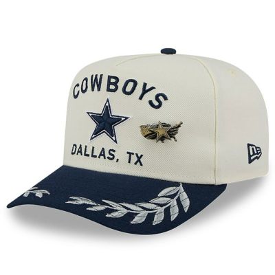 NFL カウボーイズ キャップ 2025 NFL ドラフト A-Frame 59FIFTY Fitted Hat ニューエラ/New Era クリーム/ネイビー