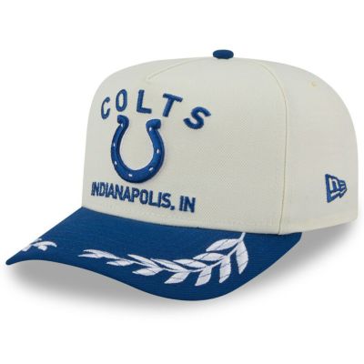 NFL コルツ キャップ 2025 NFL ドラフト A-Frame 9FIFTY Snapback Hat ニューエラ/New Era クリーム/ロイヤル
