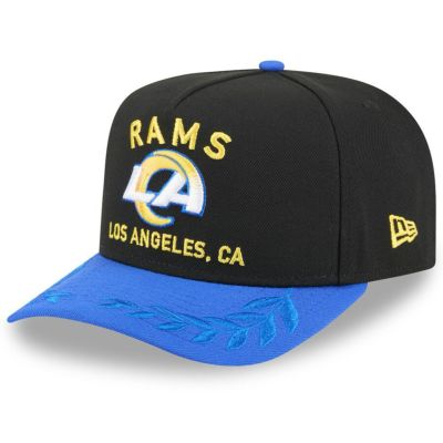 NFL ラムズ キャップ 2025 NFL ドラフト A-Frame 9FIFTY Snapback Hat ニューエラ/New Era ブラック/ロイヤル