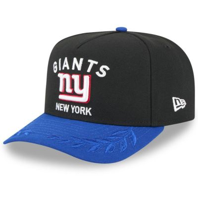 NFL ジャイアンツ キャップ 2025 NFL ドラフト A-Frame 9FIFTY Snapback Hat ニューエラ/New Era ブラック/ロイヤル