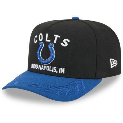 NFL コルツ キャップ 2025 NFL ドラフト A-Frame 9FIFTY Snapback Hat ニューエラ/New Era ブラック/ロイヤル