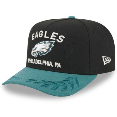 NFL イーグルス キャップ 2025 NFL ドラフト A-Frame 9FIFTY Snapback Hat ニューエラ/New Era ブラック/ミッドナイトグリーン
