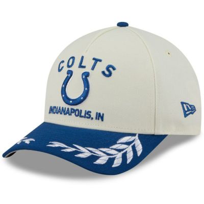 NFL コルツ キャップ 2025 NFL ドラフト 9FORTY A-Frame M-Crown Adjustable Hat ニューエラ/New Era クリーム/ロイヤル