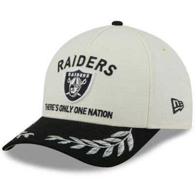 NFL レイダース キャップ 2025 NFL ドラフト 9FORTY A-Frame M-Crown Adjustable Hat ニューエラ/New Era クリーム/ブラック