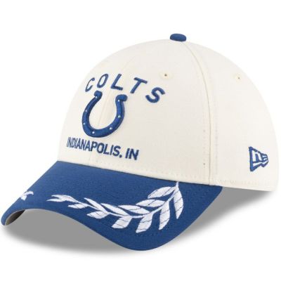 NFL コルツ キャップ 2025 NFL ドラフト 39THIRTY Flex Hat ニューエラ/New Era クリーム/ロイヤル