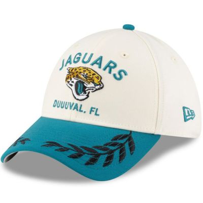 NFL ジャガーズ キャップ 2025 NFL ドラフト 39THIRTY Flex Hat ニューエラ/New Era クリーム/ティール