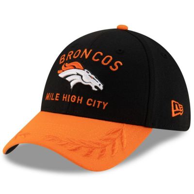 NFL ブロンコス キャップ 2025 NFL ドラフト 39THIRTY Flex Hat ニューエラ/New Era ブラック/オレンジ