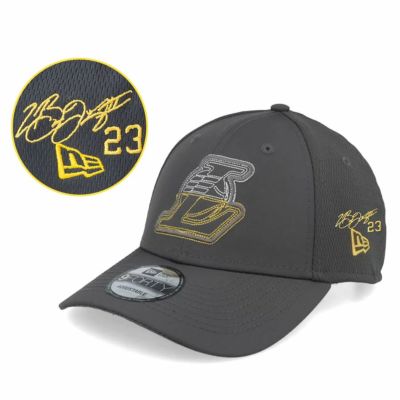 NBA レブロン・ジェームズ レイカーズ キャップ 【現地買付カスタム】Mesh 9FORTY Cap サイン刺繍 ニューエラ/New Era グラファイト