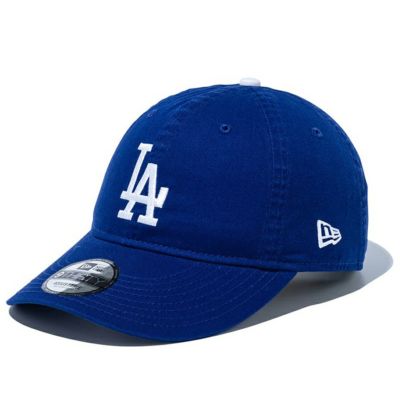 MLB ドジャース キャップ ロングバイザー ウォッシュ Cotton 9THIRTY Adjustable Hat ニューエラ/New Era ダークロイヤル【nejp】