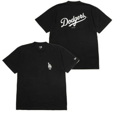 MLB ドジャース Tシャツ Team Logo Cotton T-Shirt  ニューエラ/New Era ブラック【nejp】