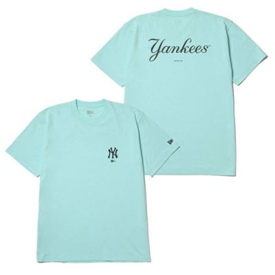 MLB ヤンキース Tシャツ Team Logo Cotton T-Shirt  ニューエラ/New Era ターコイズブルー【nejp】