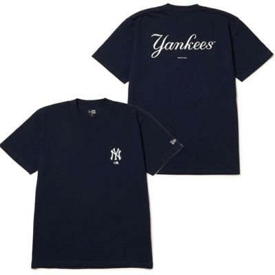 MLB ヤンキース Tシャツ Team Logo Cotton T-Shirt  ニューエラ/New Era ネイビー【nejp】