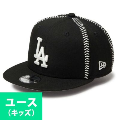 MLB ドジャース キャップ ユース キッズ ボールスティッチ 9FIFTY スナップバック ニューエラ/New Era ブラック【nejp】