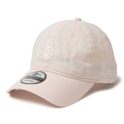 MLB パドレス キャップ Cotton Flax 9TWENTY Adj リネン ニューエラ/New Era スモークピンク【nejp】