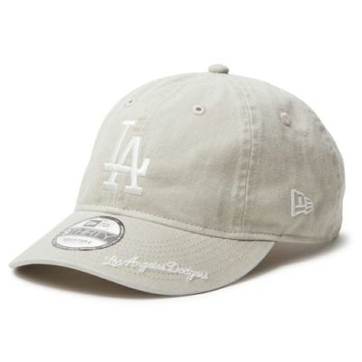 MLB ドジャース キャップ アシッドウォッシュバイザーLogo 9THIRTY Adjustable Hat  ニューエラ/New Era クローム【nejp】