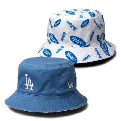 MLB ドジャース キャップ バケットハット リバーシブル ニューエラ/New Era フェイデッドブルー【nejp】