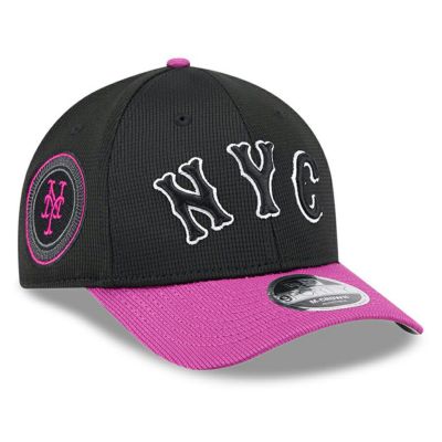 MLB メッツ キャップ 【海外モデル】バッティング プラクティス シティーコネクト 9FORTY M-CROWN  ニューエラ/New Era Navy/Pyuple