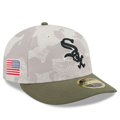 MLB ホワイトソックス キャップ 【海外モデル】アームドフォーシズデー2025 Low Profile 59FIFTY ニューエラ/New Era ベージュ