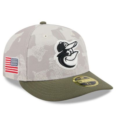 MLB オリオールズ キャップ 【海外モデル】アームドフォーシズデー2025 Low Profile 59FIFTY ニューエラ/New Era ベージュ