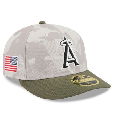 MLB エンゼルス キャップ 【海外モデル】アームドフォーシズデー2025 Low Profile 59FIFTY ニューエラ/New Era ベージュ