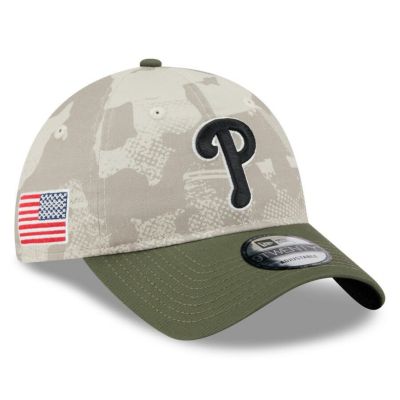 MLB フィリーズ キャップ 【海外モデル】アームドフォーシズデー2025 9TWENTY Adjustable ニューエラ/New Era ベージュ
