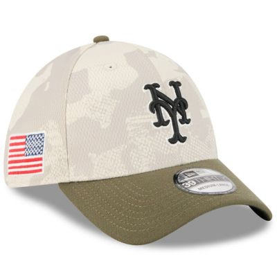 MLB メッツ キャップ 【海外モデル】アームドフォーシズデー2025 39THIRTY Flex ニューエラ/New Era ベージュ
