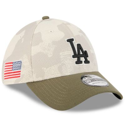 MLB ドジャース キャップ 【海外モデル】アームドフォーシズデー2025 39THIRTY Flex ニューエラ/New Era ベージュ