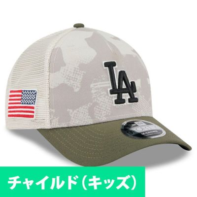 MLB ドジャース キャップ 【海外モデル】チャイルド キッズ アームドフォーシズデー2025 9FORTY A-Frame M-Crown ニューエラ/New Era