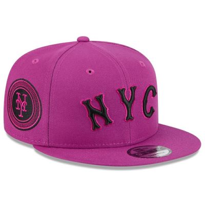 MLB メッツ キャップ 【海外モデル】シティーコネクト FP903 9FIFTY LP スナップバック ニューエラ/New Era パープル