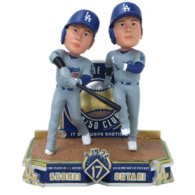 MLB 大谷翔平 ドジャース ミニボブルヘッド 【550個限定】50/50達成記念 Bases Mini Bobblehead フィギュア FOCO
