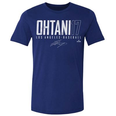 MLB 大谷翔平 ドジャース Tシャツ Elite WHT T-Shirt 500Level ロイヤル