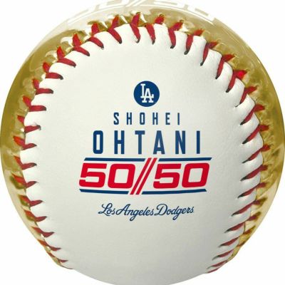 MLB 大谷翔平 ドジャース ボール ボール 50/50達成記念　【UVカット クリアケース付属】 Rawlings ゴールド ホワイト